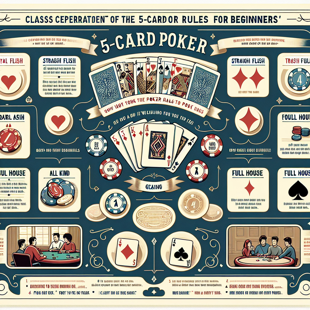 Las Reglas Clásicas del Póquer de 5 Cartas para principiantes. Guía paso a paso y ejemplos prácticos